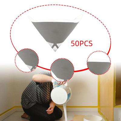 50x Filter Paper Funnel Cone for Automotive Arts Crafts Hobby, Mesh Painting Projects Paint
