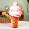 Simulated Cute Fruit Ice Cream Pillow Plush Toys for Girls Sofa Cushions At Home Ornaments Children's Gifts