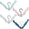 Foldable Clothes Hanger Portable Travel Drying Rack Home Non-slip Windproof Drying Rack Towel Sock Storage Rack Closet Organizer