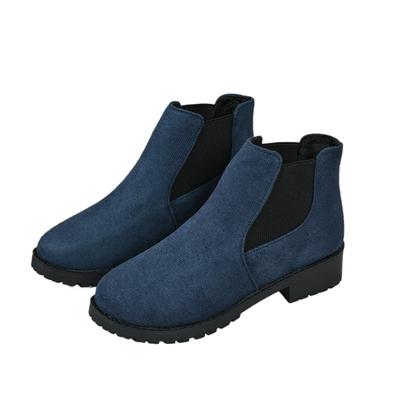 Women Ankle Boots Chunky Heel Platform British Style Boots Women Thick Sole Comfortable Shoes Autumn Winter Casual Chelsea Boots