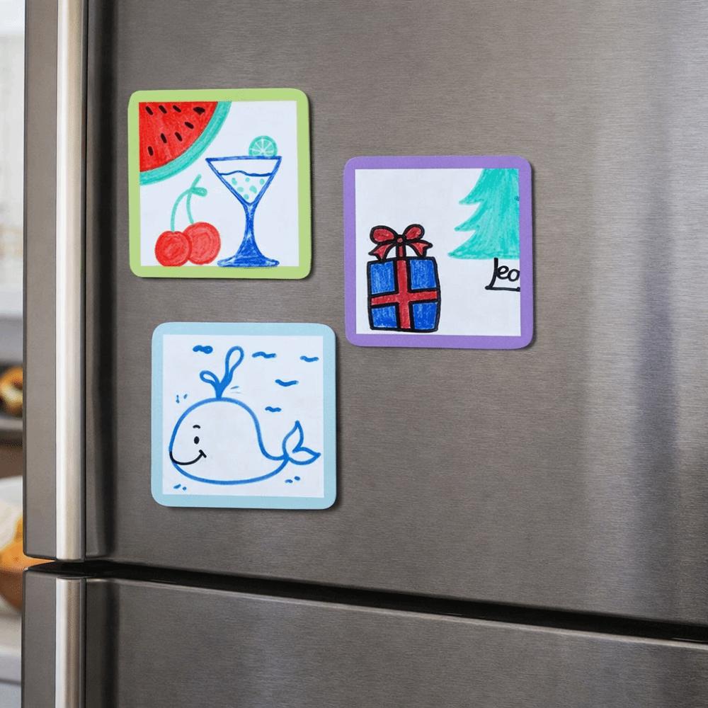 Writable Memo Boards Multifunctional Magnet Name Tags Whiteboard Label Stickers Office