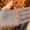 1pc Letter Shape Beads Thin Chain Bracelet, Simple Minimalist Hand Chain Unisex Jewelry Decoration