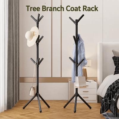 Freistehender Kleiderständer Baum-Stil Kleiderbügelständer Einfacher Kleiderbügel Für Flur & Wohnzimmer