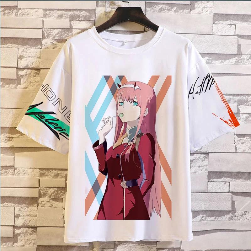 DARLING in the FRANXX Аниме Манга Футболка Футболка Косплей Костюмы Полиэстер Унисекс 4XL