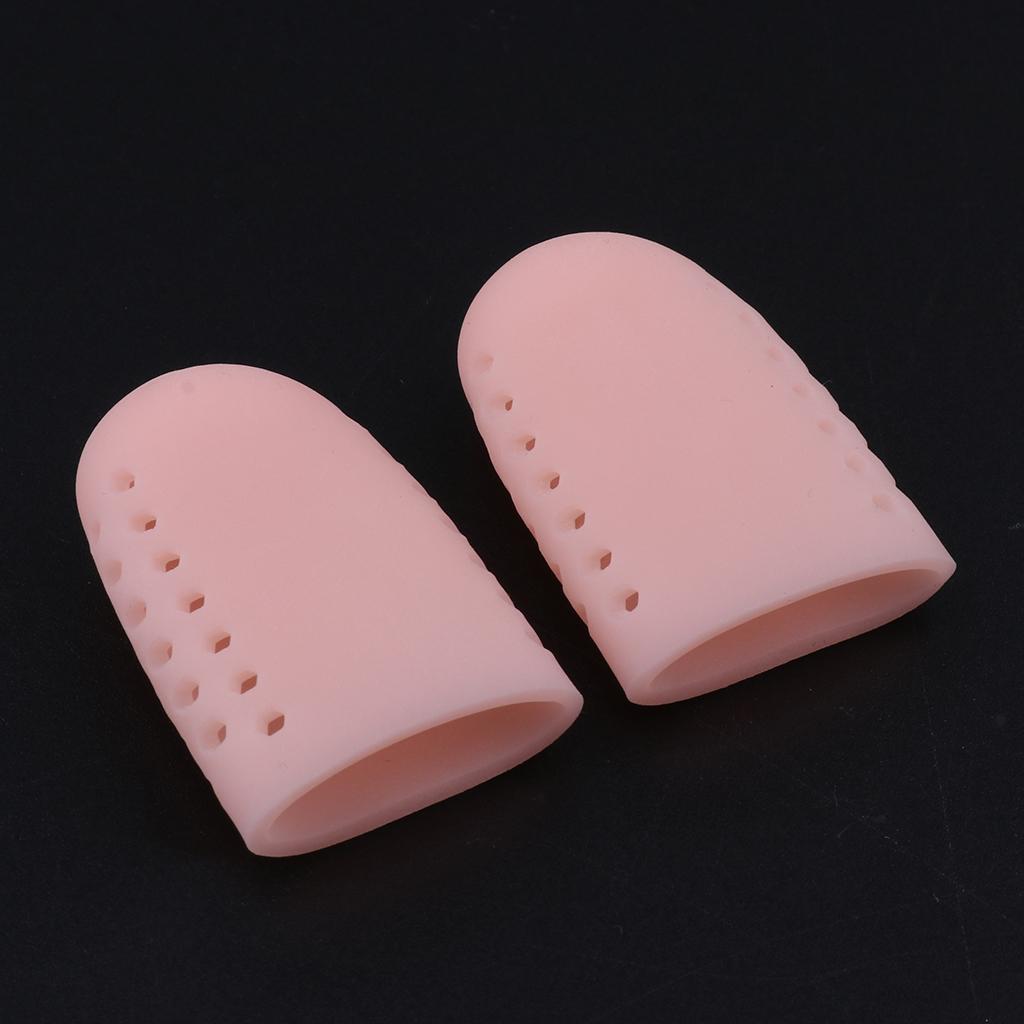 

Gel Toe Cap Silicone Toe Cover Beehive Design Protector for Corn Relief and Everyday Use