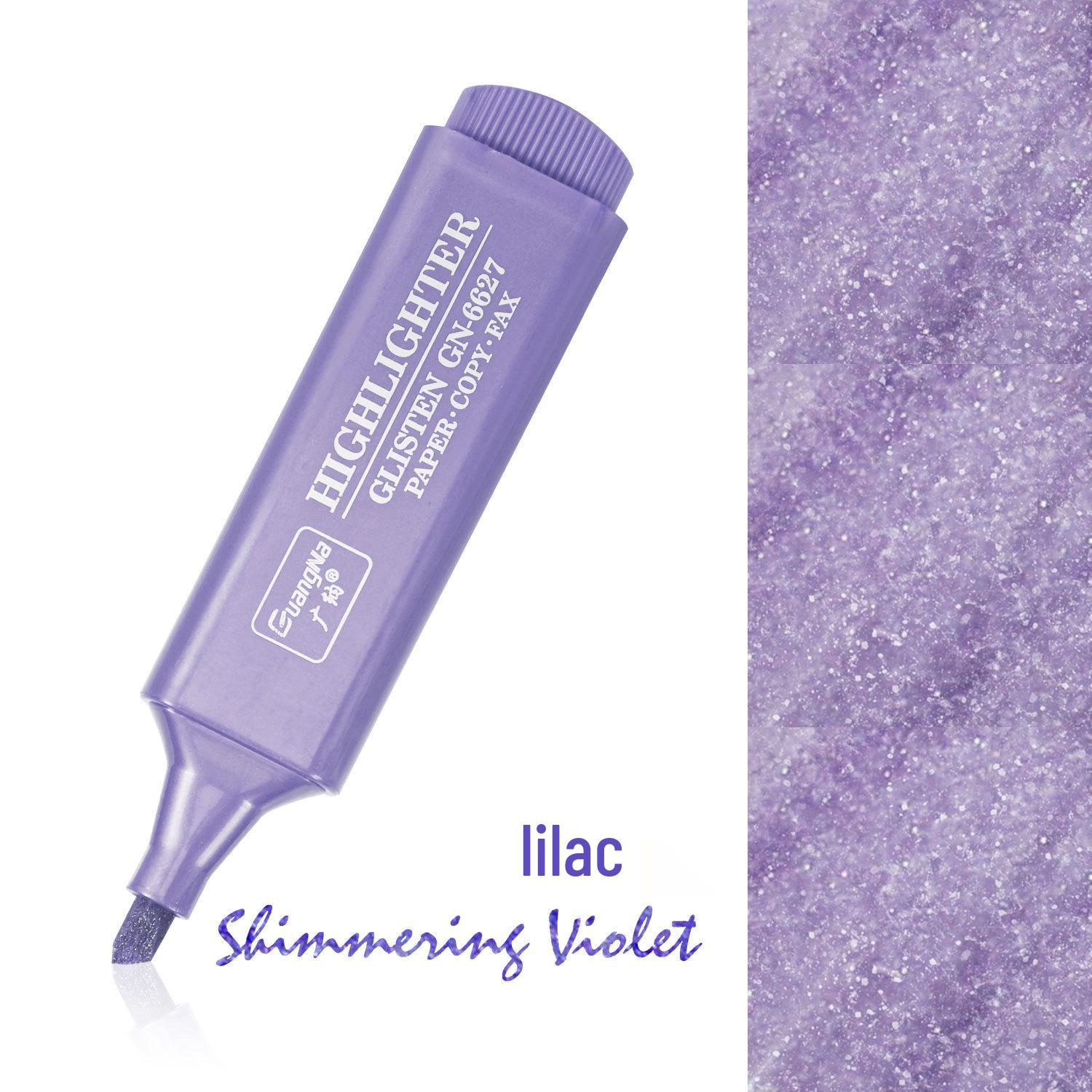 

Guangna GN6627 Morandi Glitter Highlighter for Art & Journaling Chisel Tip