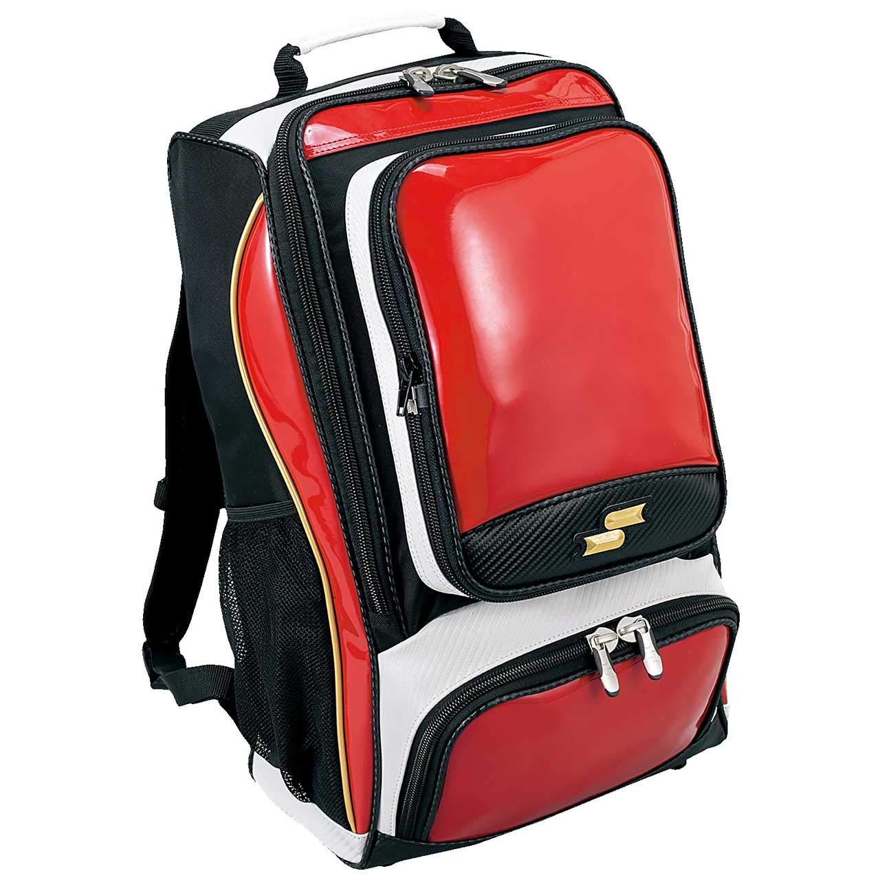

SSK Enamel Dark Red x Gold Backpack,