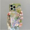 Wavy Flower Creative Phone Case for iPhone 17 Pro Max, Protective Covers for iPhone 14-16, Cartoon Design.