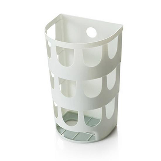 Wall-Mounted Kitchen Trash Bag Organizer with Suction Cups