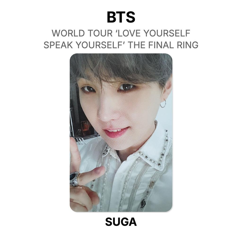 BTS WORLD TOUR ‘LOVE YOURSELF: SPEAK YOURSELF’ THE FINAL RING Official Photocard