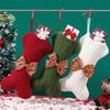 Exquisite Xmas Tree Ornament Portable Candy Stockings Creative Dog Bone Christmas Ornament  Gift