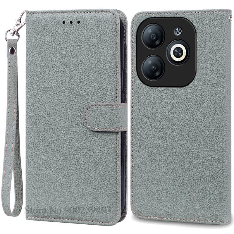 For Infinix Smart 8 / Smart 8 Pro Case Wallet Leather Flip Cover For Infinix Smart 8 Case 8 Plus X6525 X6525D X6525B Phone Cover