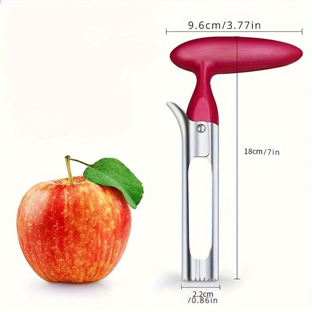 Narzędzie do wydrążania jabłek - Łatwe w użyciu i czyszczeniu Solidny wydrążacz z ostrymi ząbkami Ze stali nierdzewnej Wydrążacze do owoców gruszek Łatwość
