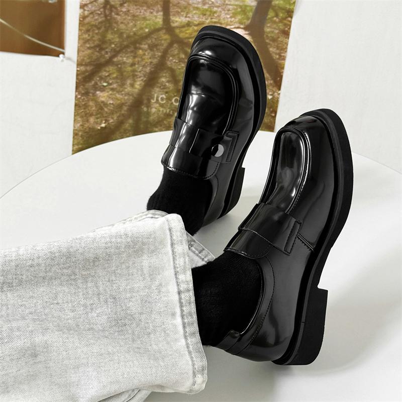 Fashion Couple's Thick Soled Loafers Trendy and Versatile Design Styles Outdoor Leisure Fashion Party Daily Handsome Young Man Shoes