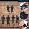 6pcs Fix Zip Puller Universal Instant Zippers Fix Zipper Repair Kit Replacement Zipper Pull Slider For DIY Sew Accessories