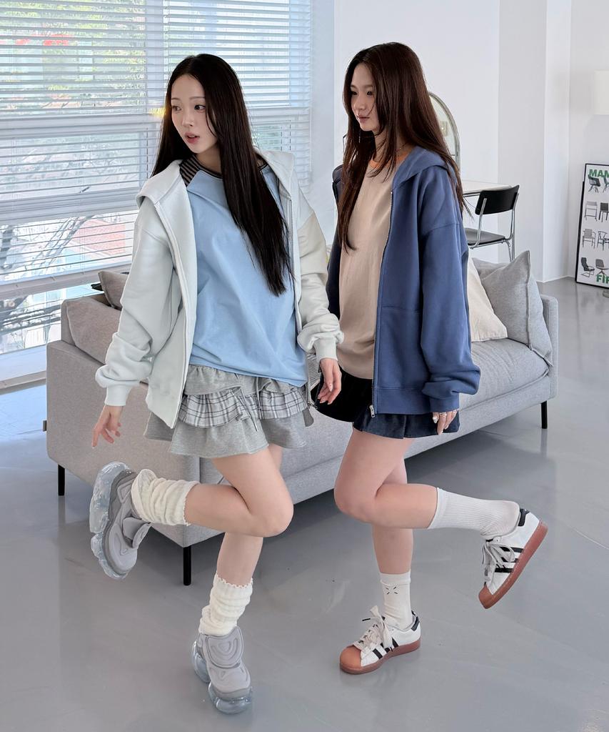 Chance Chance Layered Ruffle Skirt(Denim)