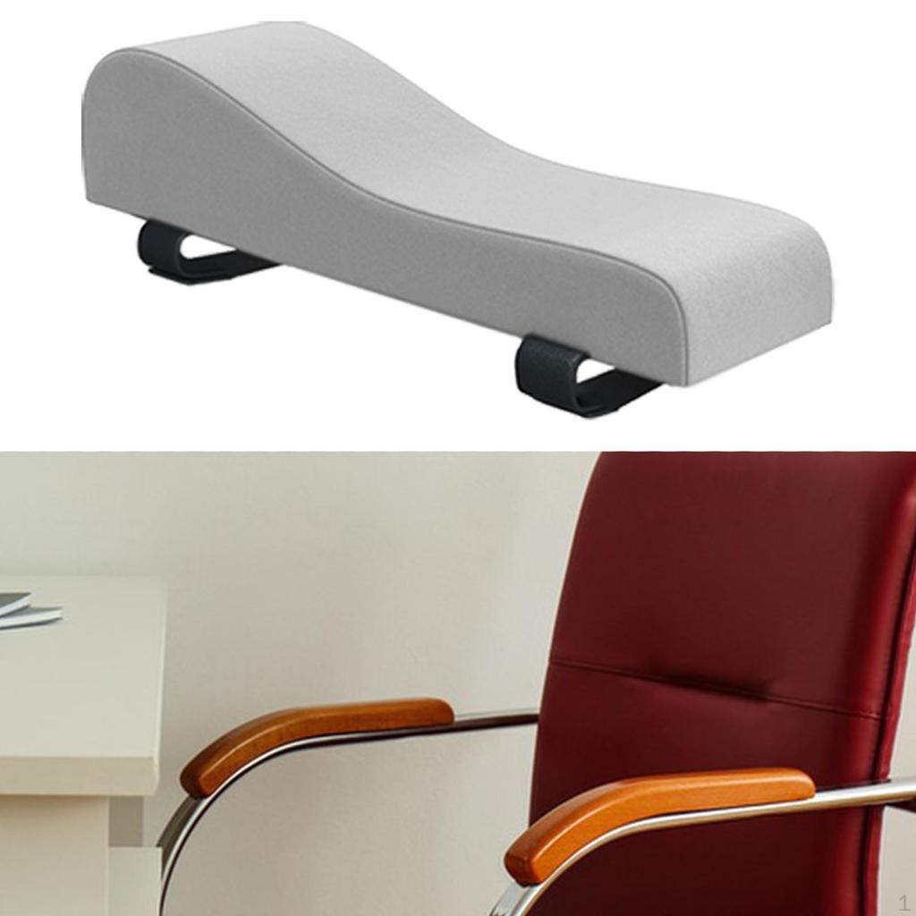 Armrest Cushion for Office Chair, Non-Slip Elbow Support Cover Gaming and Desk Chairs