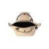 Longchamp Le Pliage Cuir 17 Lambskin Zipper Dumpling Bag With Detachable Shoulder Strap Mini Women Handbag Desert 1500757526