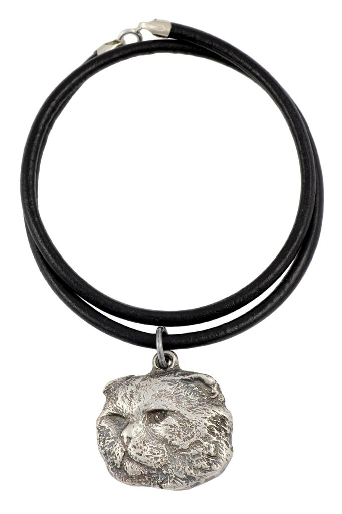 Cat - necklace with a cat, silver-plated pendant for a fan of cats, unique jewelry by Art-Dog brand