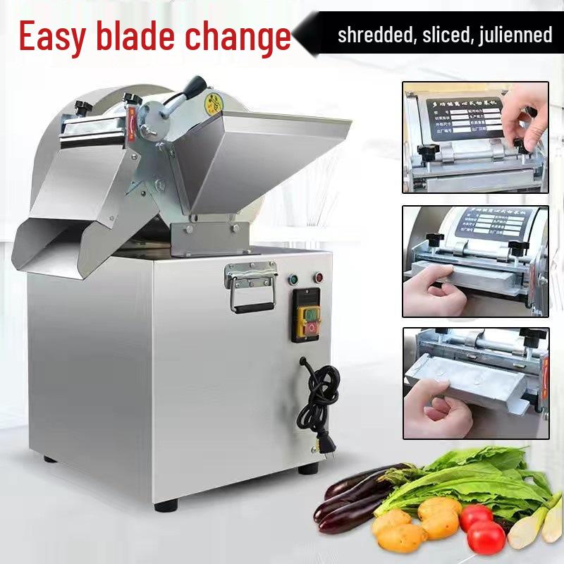 Electric Vegetable Slicer & Shredder for Radish, Sweet Potato, and Ginger