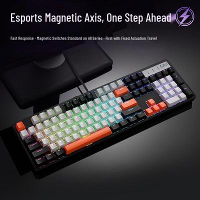 104-Key RGB Phantom PBT Mechanical Gaming Keyboard for PUBG