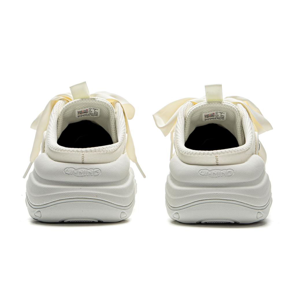 Li Ning Honey MULE Closed Toe Slippers Women's Beige AGLV090-3