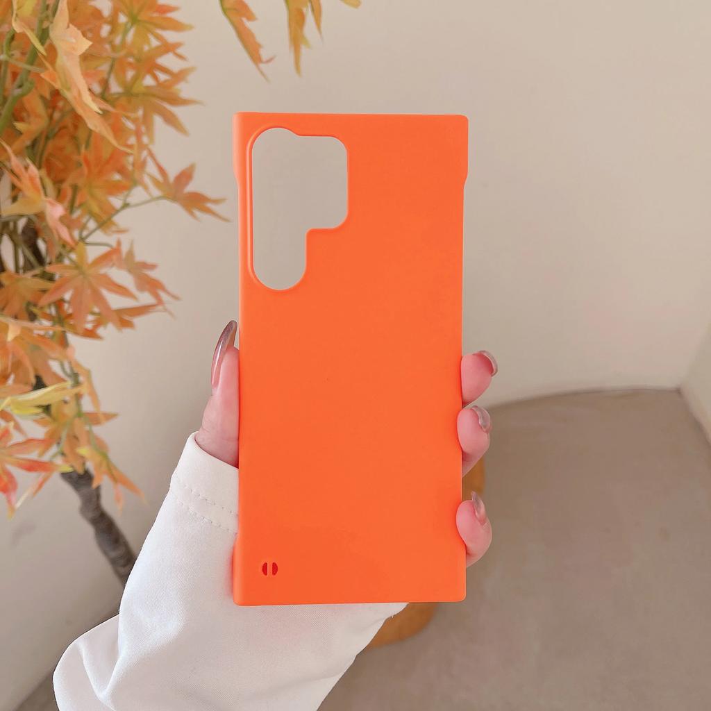 Slim Frameless Phone Case For Samsung Galaxy S24 S23 S22 S21 S20 FE S10 Note 20 Ultra 10 Plus Plastic Hard Matte Back Cover T03