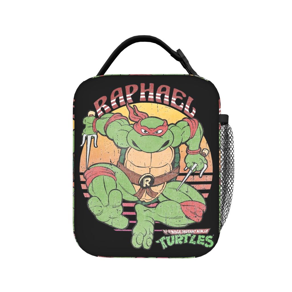 Teenage Turtles Eating Pizza And Skateboarding Insulated Lunch Bag Cooler Bag Meal Container Ninja Turtles Tote Lunch Box