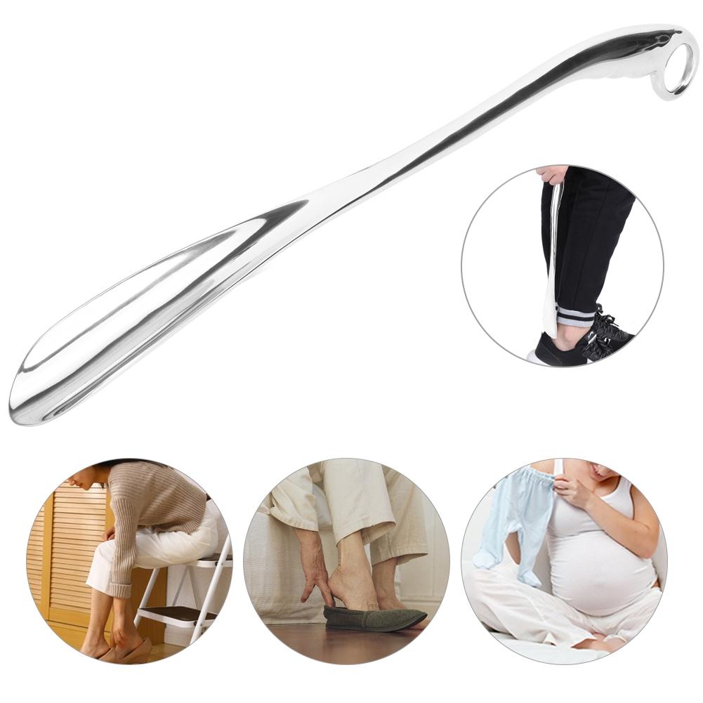 Shoe Horn Aluminum Alloy     Wavy Handle Shoes Convenient Wearing 52cm