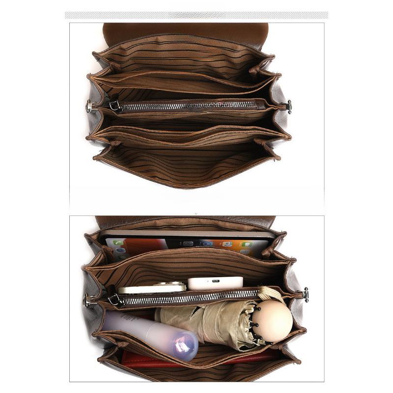 New Fashion Soft Leather Shoulder Bag for Women, Vintage Style Small Square Handbag, Casual Commuting Crossbody Bag for Daily Use