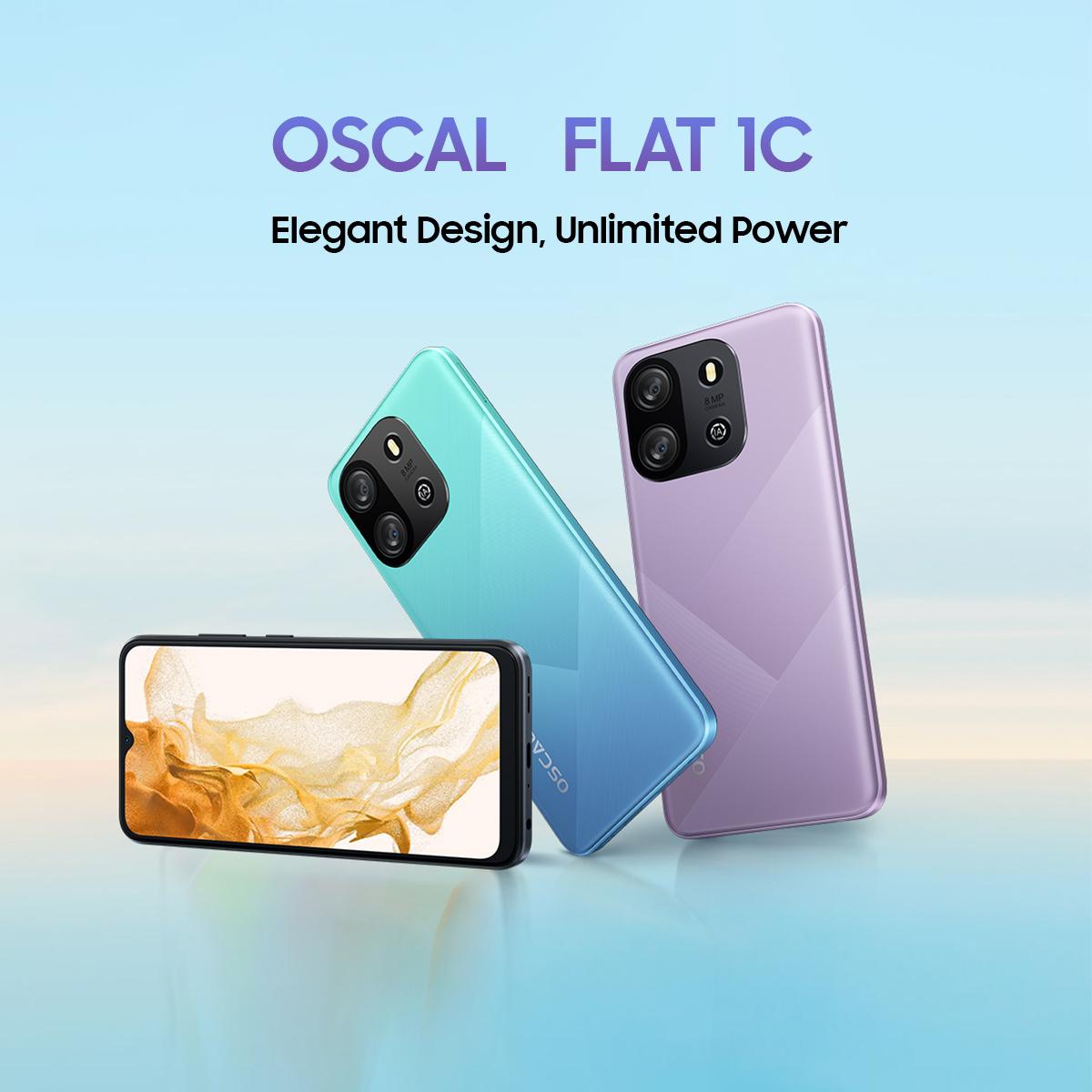 Oscal FLAT 1C akıllı telefon 2GB+32GB Android 13 telefonlar akıllı