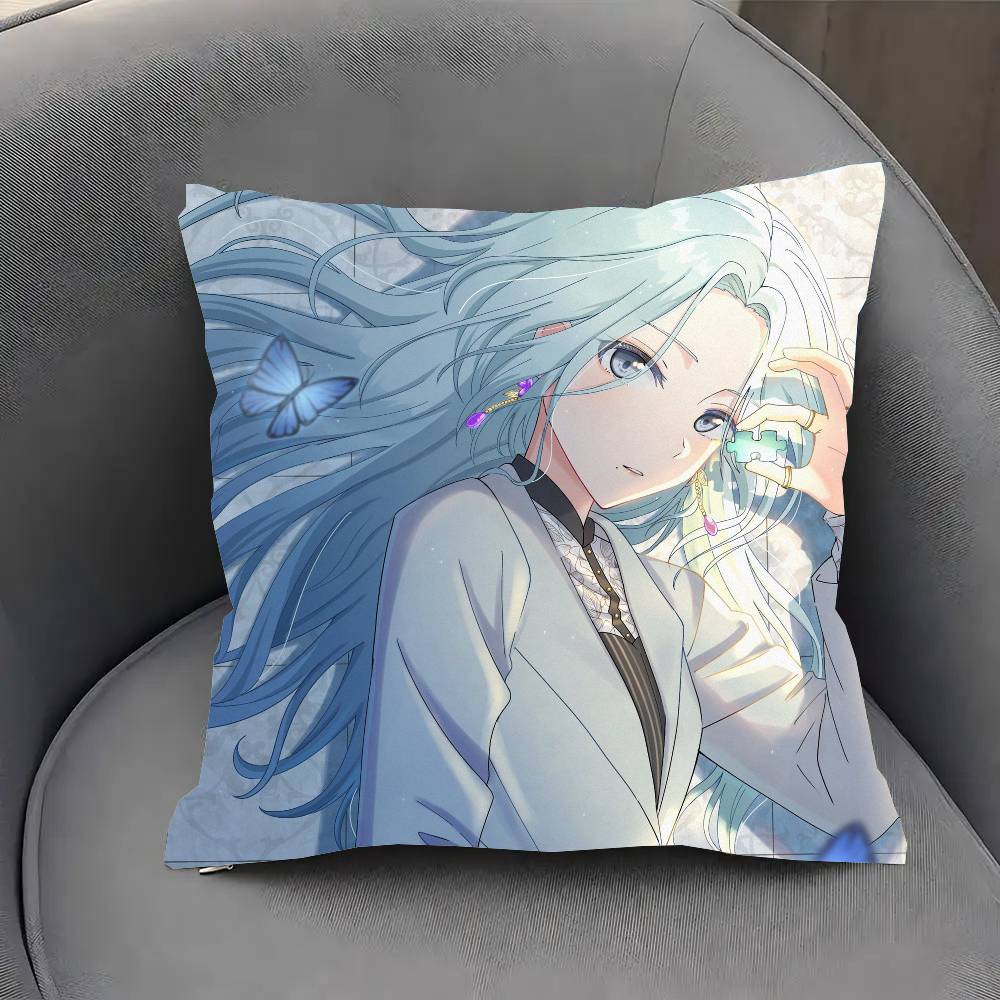 Shizuku Hinomori Anime PProject Pillow Case Fashion Square Pillowcase Bedroom Sofa Room Ins Decoration Leisure