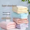 Coral Fleece Vertical Stripe Thick Hand Towel - Soft & Absorbent