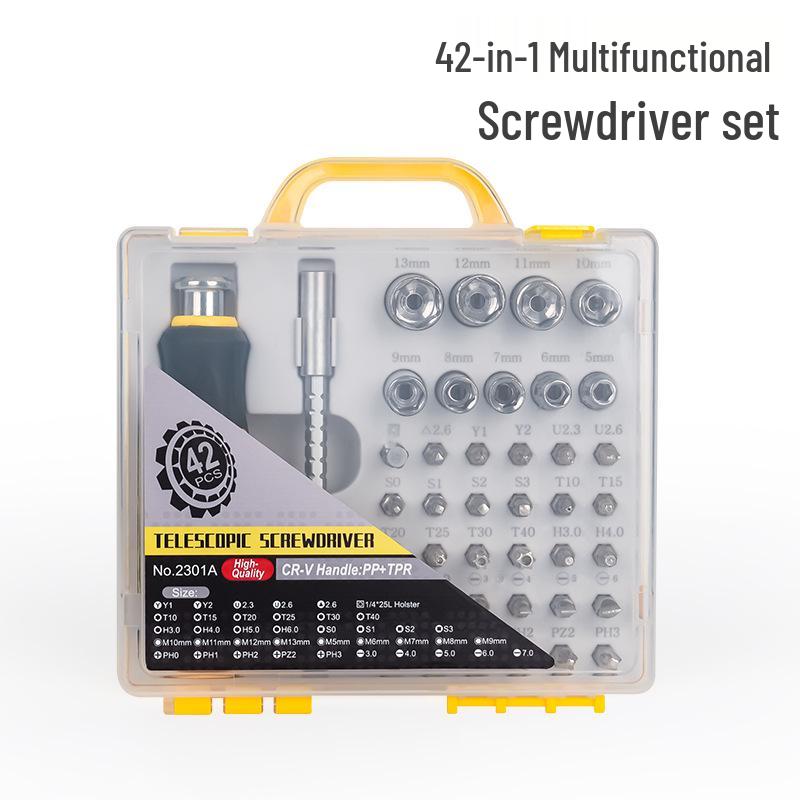 32-in-1 Two-Way Ratchet Screwdriver Set for Home Repair and Appliance Assembly 32-in-1 Home Repair Set