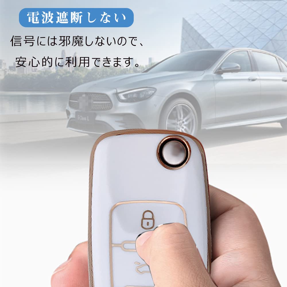 Key Case for Volkswagen Smart Key Case Volkswagen Key Cover Key Holder 3 Buttons