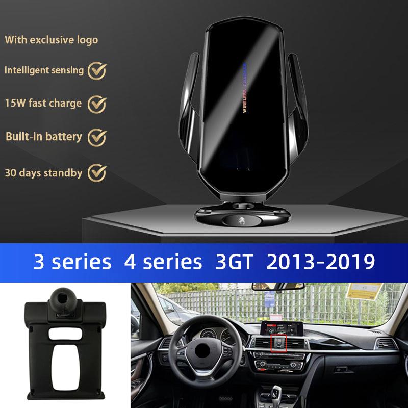Car Mobile Phone Holder For BMW 1 2 3 5 7 Series X1 X2 X3 X4 X5 X6 X7 5GT 3GT I3 I4 MINI Wireless Charger Fast Charging Bracket