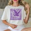 Bird T Shirt Heron Artistic Hip Nature Lover Stylish Unique Wildlife Vintage Comfortable Top For Everyday Wear Versatile