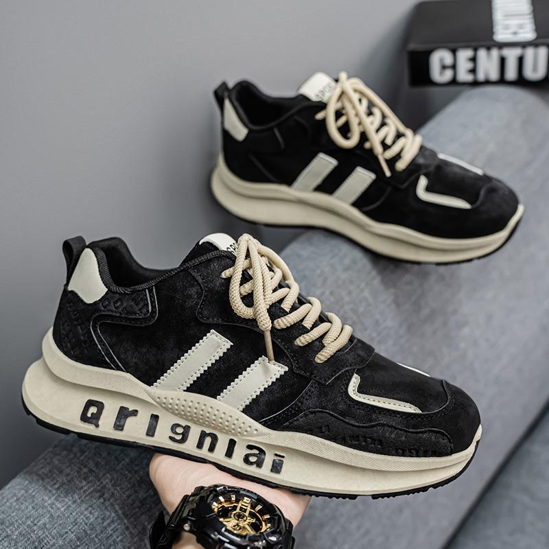 2 Spring men's shoes new breathable shoes men's trend versatile platform sports shoes casual running shoes men