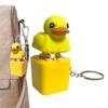 Duck Quacking Keyboard Button Toy Keychain Bag Pendant Sensory Toys Squeeze Anti Stress Relief Squishys Kids Birthday Gifts