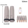 1Set 24Kd  Coating Protection Nozzle 0.8/1.0/1.2Mm Mig Torch Gas Nozzle Tip Holder Of 24Kd Mig Mag Welding Torch