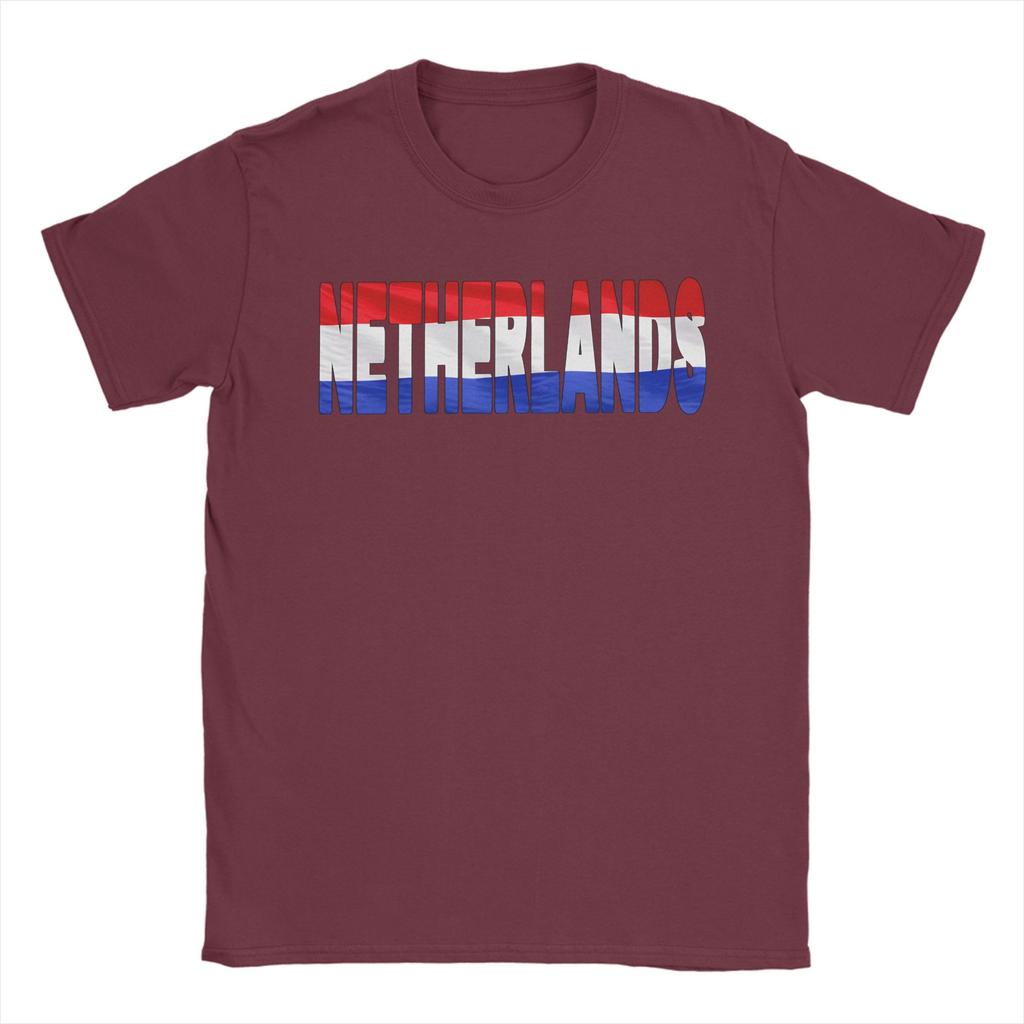 Netherlands Map TShirt Summer Cotton TShirts For Unisex Casual Tshirt Short Sleeves Awesome Clothes