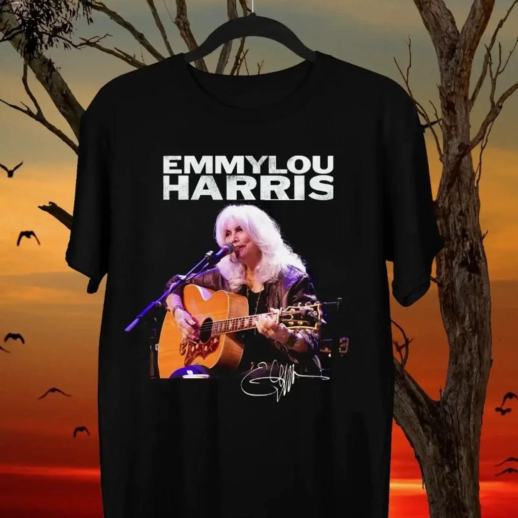 T Shirt Nuova Emmylou Harris Regalo Per Fan Collezione Taglia Intera Sn20 Vintage Slightly Stretched Unisex Graphic