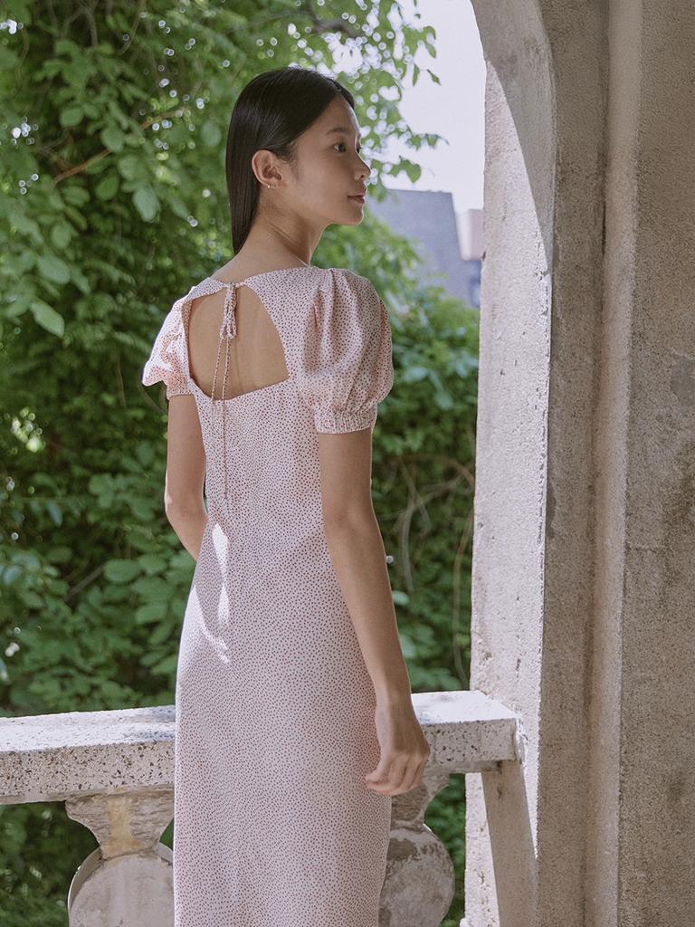 Seumaillingonmi Heart Dot Dress (Ivory)