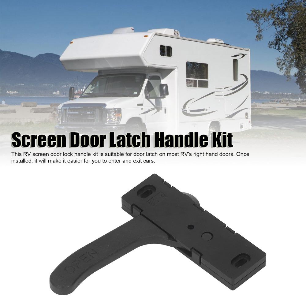 Zinc Alloy RV Screen Door Latch Right Hand Screen Door Handle Zinc Alloy Latch Motorhome