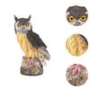 Resin Owl Statue, Farmhouse Figurine, Housewarming Gift, Collectible Figurine, Bird Sculpture for Garden Window,