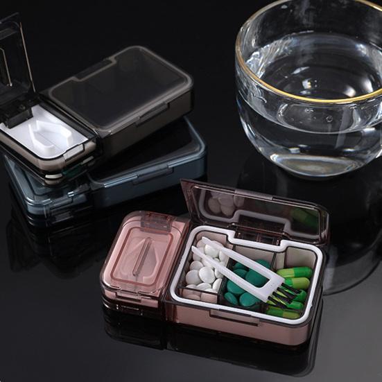 3-in-1 Multipurpose Medicine Box Large Capacity Compact Portable Tablet Medicine