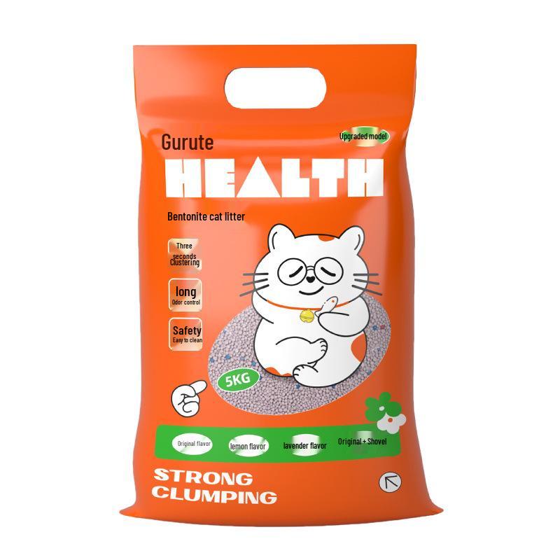 Bentonite Deodorizing Cat Litter, Low Dust, 40 Jin, Large Bag, Mineral Sand, 20 Jin