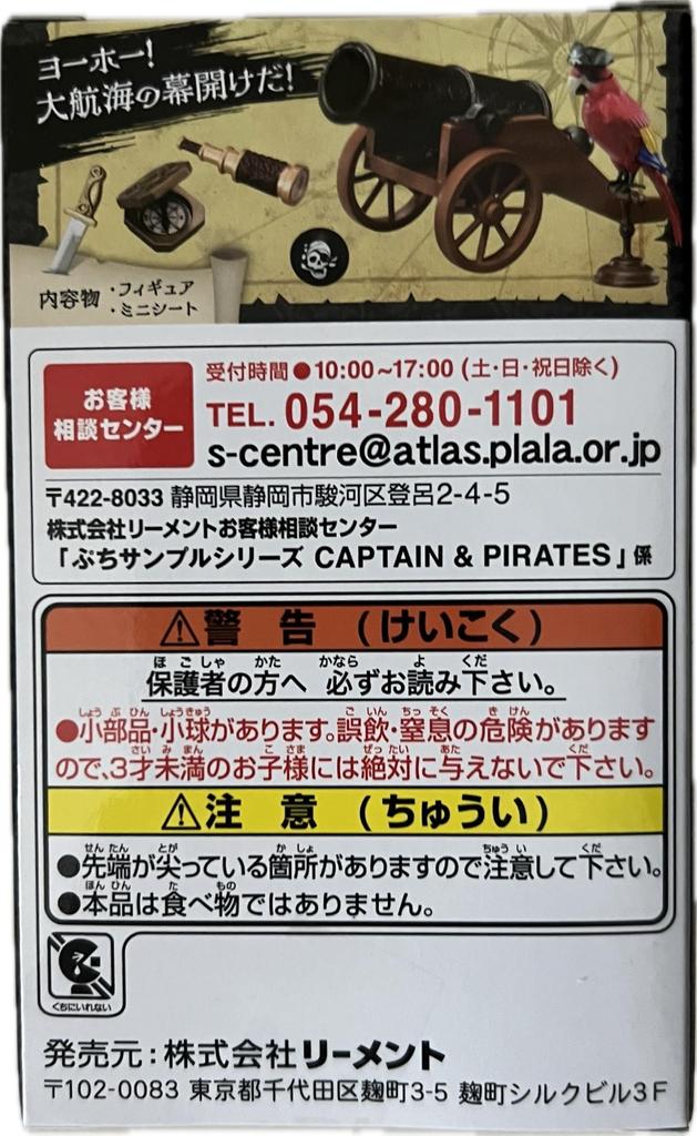 Petit Sample Series Captain Pirates CAPTAIN PIRATES 1 Unopened Tabletop Figure Miniature Dollhouse Pirate Aquarium Fish Tank Ocean Pirate Pirate Ship