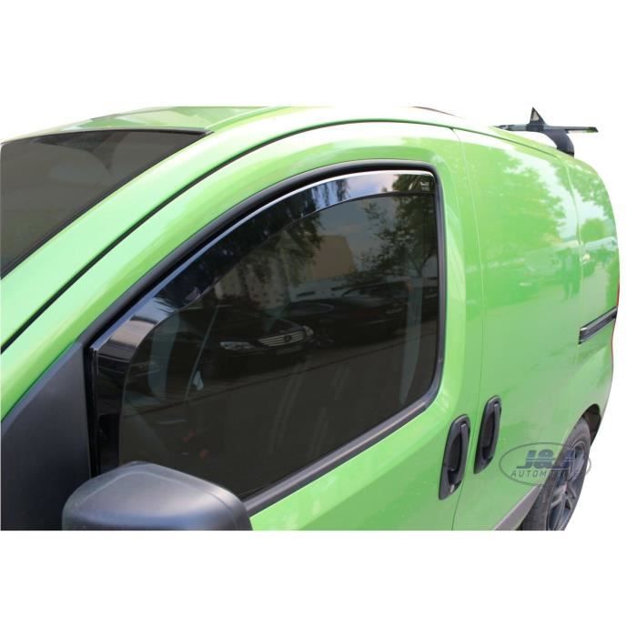 Déflecteurs d'Air - Peugeot - Bipper - 2 pièces - Acrylique teinté - 3 mm d'épaisseur