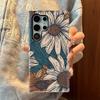 isn't style American retro sunflower Samsung S22Ultra mobile phone case s25 two-in-one film case s24 + anti-drop